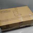 2 Pieces High Back Patio Chair Cushions, Fade Resistant Outdoor Rocking Chair Cushions, Office Chair Back Support Cushion (Navy Blue, Seat (21''x21''x3'')+Backrest (21''x28''x3''))