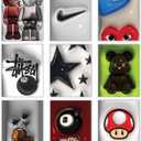 Hypebeast Posters Trendy Wall Decor Sneakerhead Room Decor For Teen Boys Room Girl Wall Collage Art Prints Glass Effect Painting 9pcs set 8x10 inch