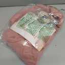 1010ft Dusty Rose Tulle Backdrop Curtain with Lights String for Parties, Sheer Photo Curtain Backdrop Drapes for Wedding Party Photography Backgrounds (10ftx10ft)