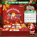 Fireman Role Play Set for Kids, Commodum Pretend Fire Fighter Toys, Christmas Advent Calendar - 24 Days Advent Calendar Countdown Gifts for Toddlers Boys Girls, Xmas Surprise Holiday Gifts Ages 3+