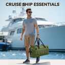 HEETA Waterproof Duffel Bag Motorcycle Dry Bag Backpack, 60L/80L Extra Large Rolltop Travel Duffle Bags with Straps & Handles for Kayaking Rafting Boating Canoeing Camping Gym Beach Cruise Ship, 60L