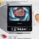 DualCore CVS101 Large Chamber Vacuum Sealer for Wet Foods, Dual Work Areas & Extra-Wide Bag Clamp, Meats & Marinades, 230W Dual-Core Dry Pump x4, 11.8-inch Max Bag Width Packing Machine for Home Use