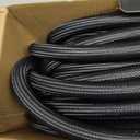 Non-Expandable Garden Hose 100ft Kink Free Flexible Water Hose with 10-Pattern Spray Nozzle, 3/4" Brass Connectors,Leak Proof,Abrasion Resistant Hose for Lawn, Yard, Car Washing, and Outdoor Use