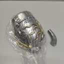 alikiki Fantasy Mermaid Octopus Wine Goblet - Sparkling Silver Tail Chalice Cup - 7oz Stainless Steel Drinking Vessel - Novelty Gothic Gifts for Birthday Men Women Bar Party Drinkware Decorations