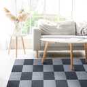 Carpet Tiles Peel and Stick, Self Adhesive Carpet Floor Tile 30 Tiles/30 sq Ft Anti-Slip Squares Soft Padded Carpet Tiles for Kitchen Bedrooms Indoor Outdoor(12" x 12")