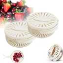 2Pcs Kitchen Colanders Bowl Multifunctional Fruit and Veggie Washing Bowl with Lid Plastic Food Strainers Colander Draining Basket Folding Handle Kitchen transparent Drain Basket for Food Storage