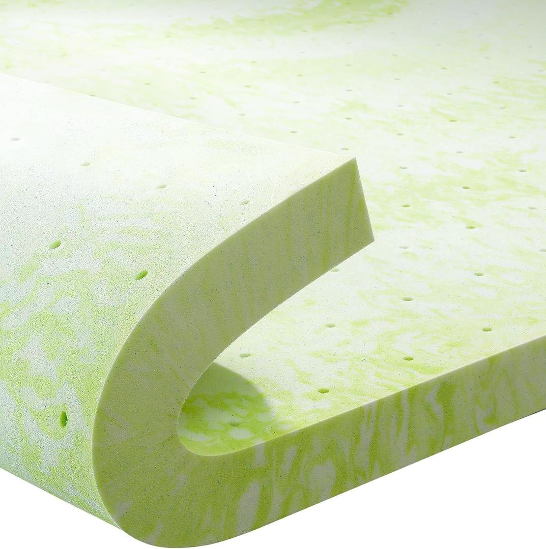 Twin Mattress Topper, 3 Inch Memory Foam Mattress Topper Twin for Back Pain, Gel Cooling Bed Topper, Slow-Rebound Memory Foam Topper, Pressure Relief Mattress Toppers, Comfortable Mattress Pad