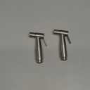 Bidet Spray Heads Set of 2 Stainless Steel Hand Bidet Spray Heads for Bathroom Kitchen and Toilet Cleaning