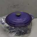 VORRINGARD Enameled Cast Iron Dutch Oven Pot with Lid, for Sourdough Bread Baking, Round Dutch Ovens, 4.5 Quart, Purple