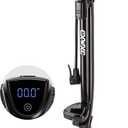 CXWXC Bike Floor Pump with Digital Gauge 140 PSI Bicycle Tire Pump fits Presta & Schrader Valve Portable Bike Air Pump with Large Display for Easy to Read