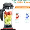 Blender Pitcher 64 oz. -60865, Clear, 5200 Replacement Container for 4500,5000,5300,6000,6300,6500,7500,200,300,500,750,780,VM0102,VM0103, etc.