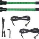 Yak-Power 10 Inch LED Light Kit, 2-Piece, Lights for Kayaking (Green)