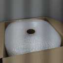 Amazon Basics Bubble Wrap for Moving, Packing, Shipping and Storage, Perforated Protective Cushioning for Fragile Items, 12-inch x 175-ft Long Roll, Small 3/16", Clear