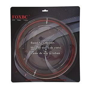 FOXBC 62 inch X 1/2" X 14 TPI Bi-Metal Bandsaw Blade for Metal Cutting