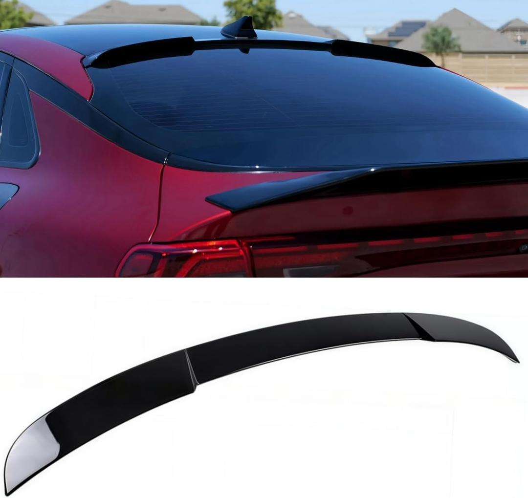 Roof Spoiler Compatible with 20212025 Kia K5 Sedan, Duckbill Rear Window Wing Lip Fits LX LXS EX GT GT-Line (Glossy Black)