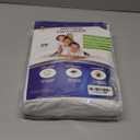 Twin Extra Long (XL) Mattress Protector Zippered Bed Bug Waterproof Encasement Hypoallergenic Premium Quality Cover Protects Against Dust Allergies White