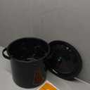 Granite Ware 7.5 Qt 3 Piece Multiuse Pasta Pot Set, Strainer Pot with lid. (Speckled Black) Seafood, Soups, Sauce, Large Capacity. Easy to Clean. Dishwasher Safe. (11 x 21 x 20 in.)