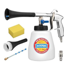 Aluminium Car Cleaning Gun Set with Tapered Nozzle, 6-9.2Bar High Pressure Air Blow Gun with 2 Set Nozzle, Pressure Air Blower Blow Gun Producing Powerful Blast of Air for Cleaning Cars, Velvet, etc