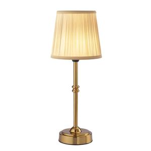 KDG Cordless LED Table Lamp, Portables Fabric Shade Desk Lamps Bronze 4000mAh