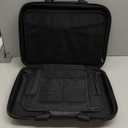 Fireproof Document Box, Hard Case Fireproof File Organizer with Lock and 13 Pocket Accordion File Folder, Portable Safe Box for Home Office Travel to Storage Important Documents Laptop Black