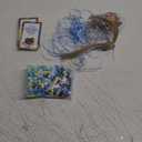 25 Sets Oktoberfest Bead Necklaces Party Favors DIY Crafts Kit German Beer Bavarian Gingerbread Hearts Wooden Pendant with Thank You Gift Cards Blue Oktoberfest Party Supplies, 12 Styles