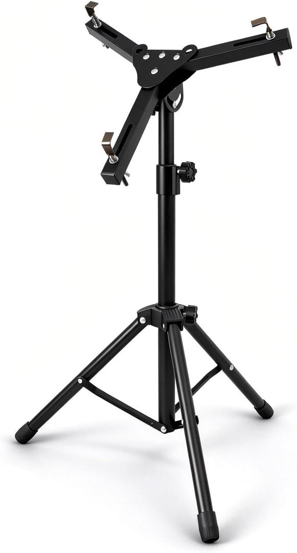 Snare Drum Stand,Adjustable Angle Snare Stand,Fit for 10-12 Inch Snare Drum, Drum Practice Pad,Height Range 22-36 Inches for Drum Beginners, Black