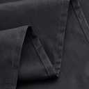 Flat Sheets 2 Pack - Hotel Quality Flat Bed Sheets - Brushed Microfiber - Ultra Soft & Breathable - Wrinkle-Free - Easy Care - Flat Sheets Only (Black, Full-2Pack)