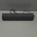 SOULION R50 Bluetooth Computer Speakers, 3.5mm PC Sound Bar for Desktop Monitor, Wired USB Powered & Colorful LED Lights with Switch Button, Surround Sound Soundbar PC Speakers for Computer