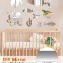 12Pack Acrylic Flexible Mirror Sheets,12x12 Inch Self-Adhesive Mirror Tiles,Square Cuttable Wall Stickers Non Glass Safety Reflective for Home Wall DIY Decor