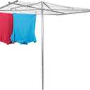 Household Essentials Parallel Clothesline Outdoor Dryer, 30 Lines with 210 Feet of Drying Space, No-Rust Steel