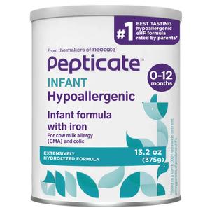 2 x Pepticate Hypoallergenic Infant Formula 0–12 Months 13.2oz (EXP 07/25/27)