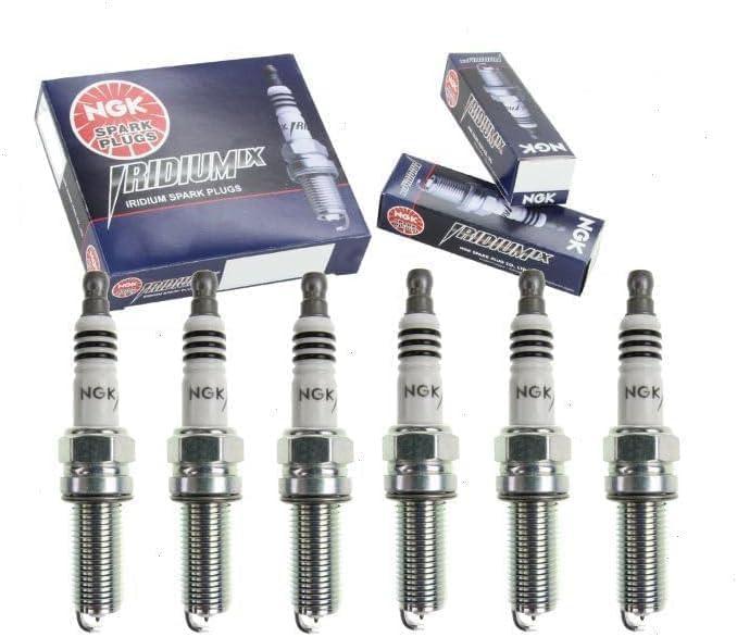 Pack of 6 NGK Iridium IX Spark Plug Replacement For Chrysler Dodge Jeep Ram Pacifica Voyager Durango Gladiator Grand Cherokee Wrangler 1500 3.6 3.0 V6 2016 2017 2018 2019 2020 2021 16 17 18 19 20 21