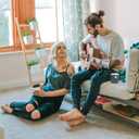 MIAMIO - Coffee Mugs/Kissing Mugs Set Ceramic with Gift Box (Gray)