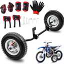 Upgrade Dirt Bike Training Wheels - Heavy Duty Adjustable Stabilizers for Kids 50cc, Build Confidence & Safety for Razor MX125 MX350 MX400 MX500 Honda XR50 Z50R CRF50 Z50 Yamaha PW50 TTR50 PW80