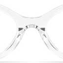 Zeelool Blue Light Blocking Glasses for Women, Retro Oval Glasses Frames Eyeglasses with Anti UV Lens Everly (Crystal)