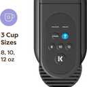 Keurig K-Mini Mate Plus Single-Serve K-Cup Pod Coffee Maker, Compact, 3 Cup Sizes, Brew Over Ice and Strong Button Features, 50 oz Removable Reservoir, Matte Black