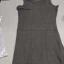 Chongbaijia 1 Pack Summer Dresses for Women 2026 Ribbed Crewneck Tank Top Dress Sleeveless Sundress Basic Bodycon Mini Dress S