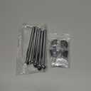 AstroAI 5 Pack Pencil Tire Pressure Gauge (10-75PSI) Stainless Steel Body and Metal Made Nozzle for Vehicles