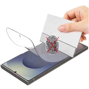 2 x 2pcs Anti-Fingerprint Matte Hydrogel film for Samsung Galaxy S25 5G 6.2" Anti-Glare Transparent Soft TPU Screen Protector Explosion-Proof Fingerprint Unlock, Self-Healing, Ultra-Thin