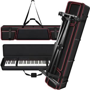 [Bag Only] Piano keyboard Case Compatible with Yamaha P71/P45P/143B 88 Key Weighted Slim Digital Pianos, Travel Carrying Holder for Electric Mechanical Keyboard Stand Performing Outdoors Home Practice