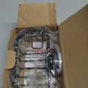 TAILI Sponge Holder with Strong Suction Cup, Dish Sponge Caddy Inside Sink Removable, Rustproof Aluminum for Sponges, Brushes, Stoppers and Scrapers - Black