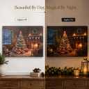 Artiluxy Christmas LED Canvas Wall Art, 24x18in, Lighted Tree with Timer