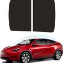 D-Lumina for Tesla Model 3 Roof Sunshade, Glass Sunroof Shade Window Insulation UV & Heat Protection for Model 3 Accessories 2021-2023, Upgraded Double-Layer Design Sun Shade Won't Sag (Set of 2)