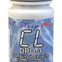 Industrial Test Systems eXact 486638 DPD-3 Micro Combined/Total Chlorine Strips, 0.1-11.0 ppm Detection Range (Bottle of 100)