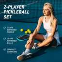 Upgraded Pickleball Paddles Set of 2 or Single Paddle – R² Koda USAPA Approved Fiberglass Surface / T700 Raw Carbon Fiber Pickleball Rackets Set for Men & Women