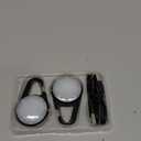 2 Pack Dog Collar Light, Rechargeable Dog Lights for Night Walking Clip On, 4 Modes Waterproof LED Collar Charm for Nighttime Running, Cycling, Pet Camping Essentials (Black)