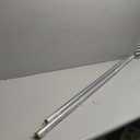 Ivilon Adjustable Window Curtain Rod - Heavy-Duty, Ideal for Living Room, Bedroom - Easy Install, Satin Nickel 16-28 Inch
