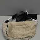 AllSaints Luna Shearling Xbody Natural/Black W220XD One Size