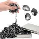 Easter Basket Stuffer Gifts for Teens Boy, 500pc Fidget Toy for Adult Men Sensory Autism ADHD Office Desk Stress Anxiety Fidgets Putty Beads Balls Stones Cool Gadget for Teen Girl Valentines Day (Black)