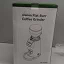 MOKKOM Professional 64mm Flat Burr Coffee Grinder with 100 Grind Settings, All-Metal Stainless Steel Body, Coffee Bean Grinder with Adjustable Electronic Timer, Anti-Static, LED Display